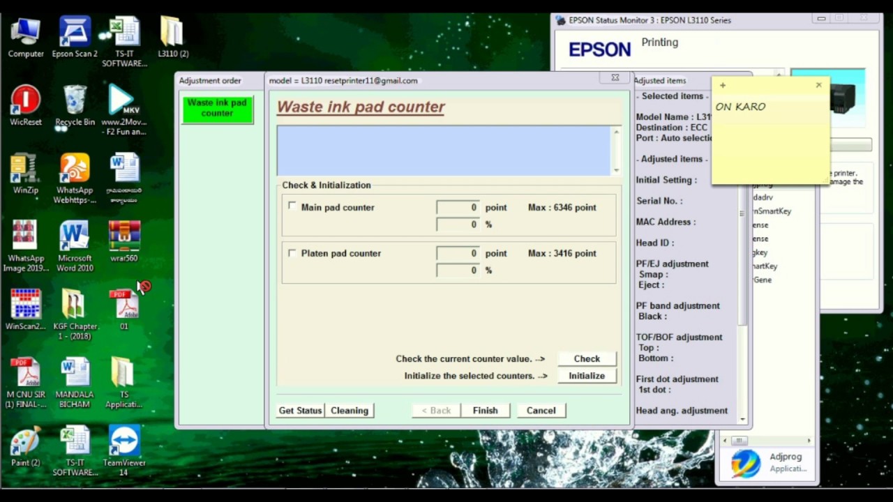 free download resetter epson l3110